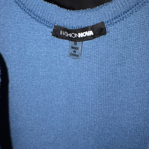Fashion Nova Blue Mini Dress - Picture 4 of 5